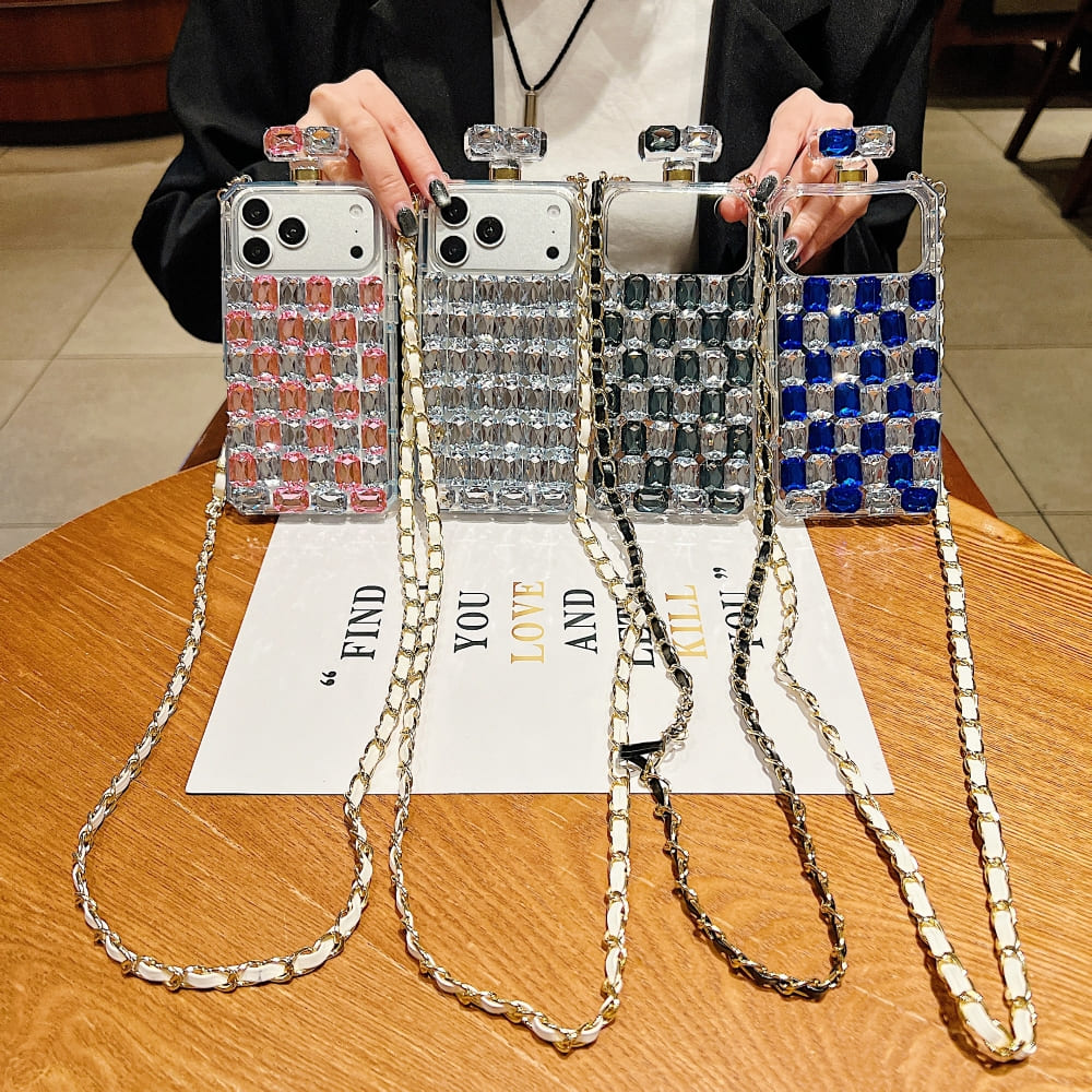 Bling Queen Perfume Bottle Phone Case
