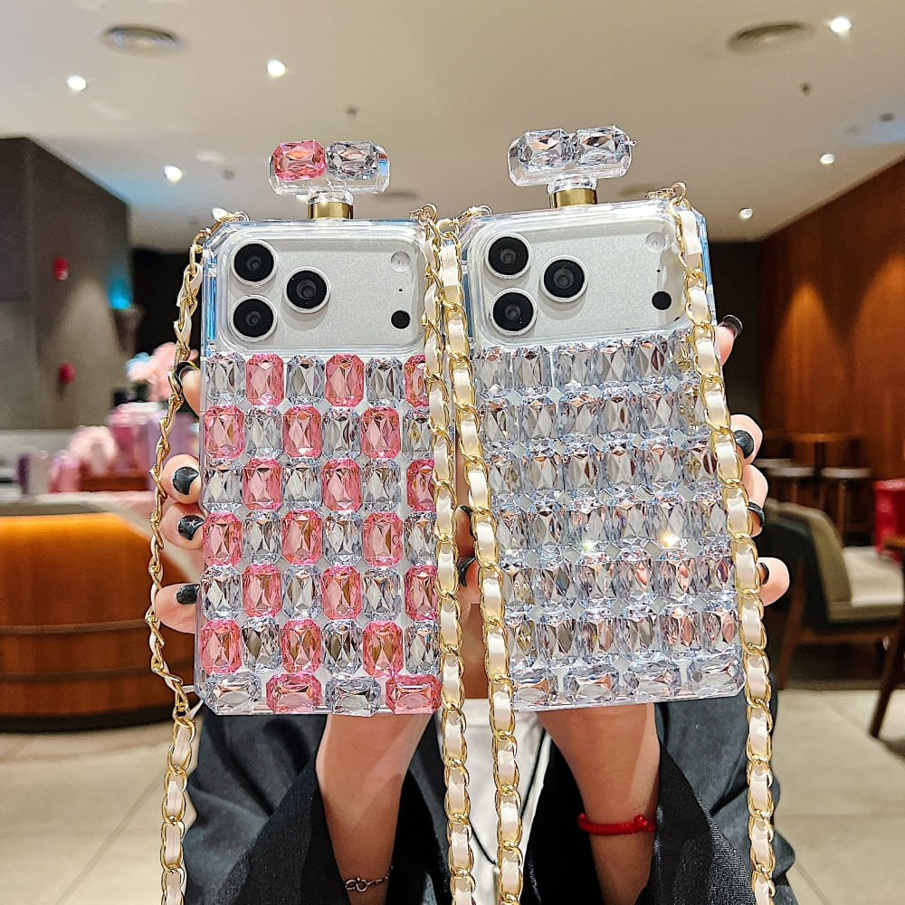 Bling Queen Perfume Bottle Phone Case