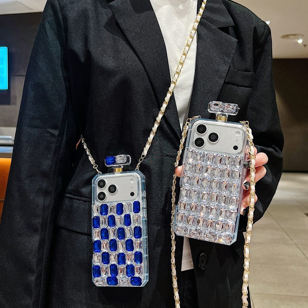 Bling Queen Perfume Bottle Phone Case