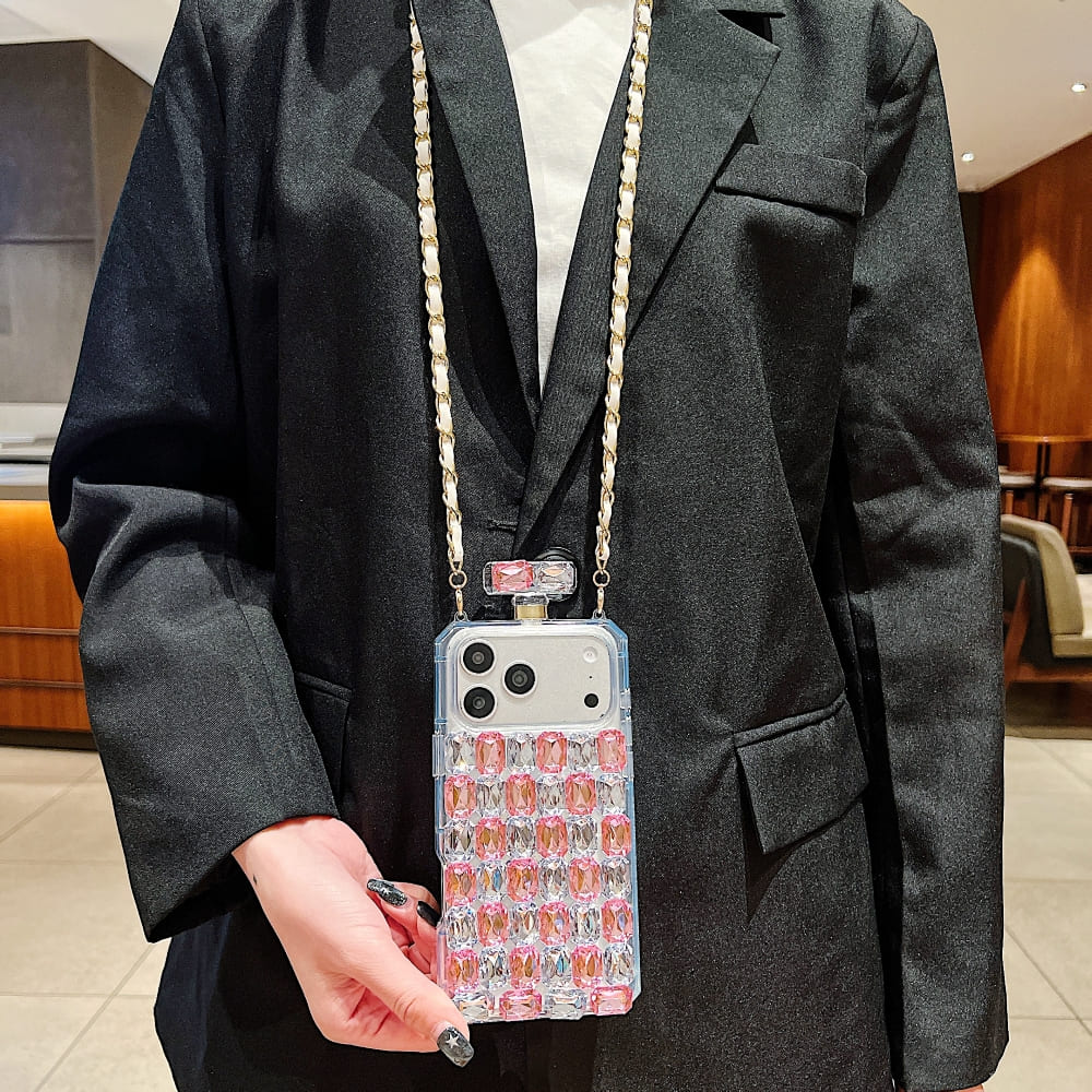 Bling Queen Perfume Bottle Phone Case