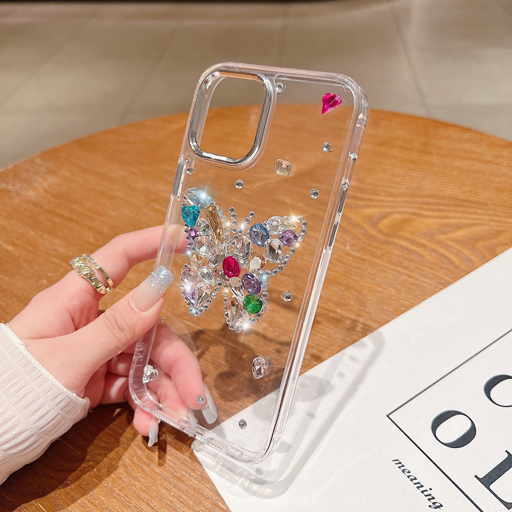 Diamond Stone Butterfly Phone Case