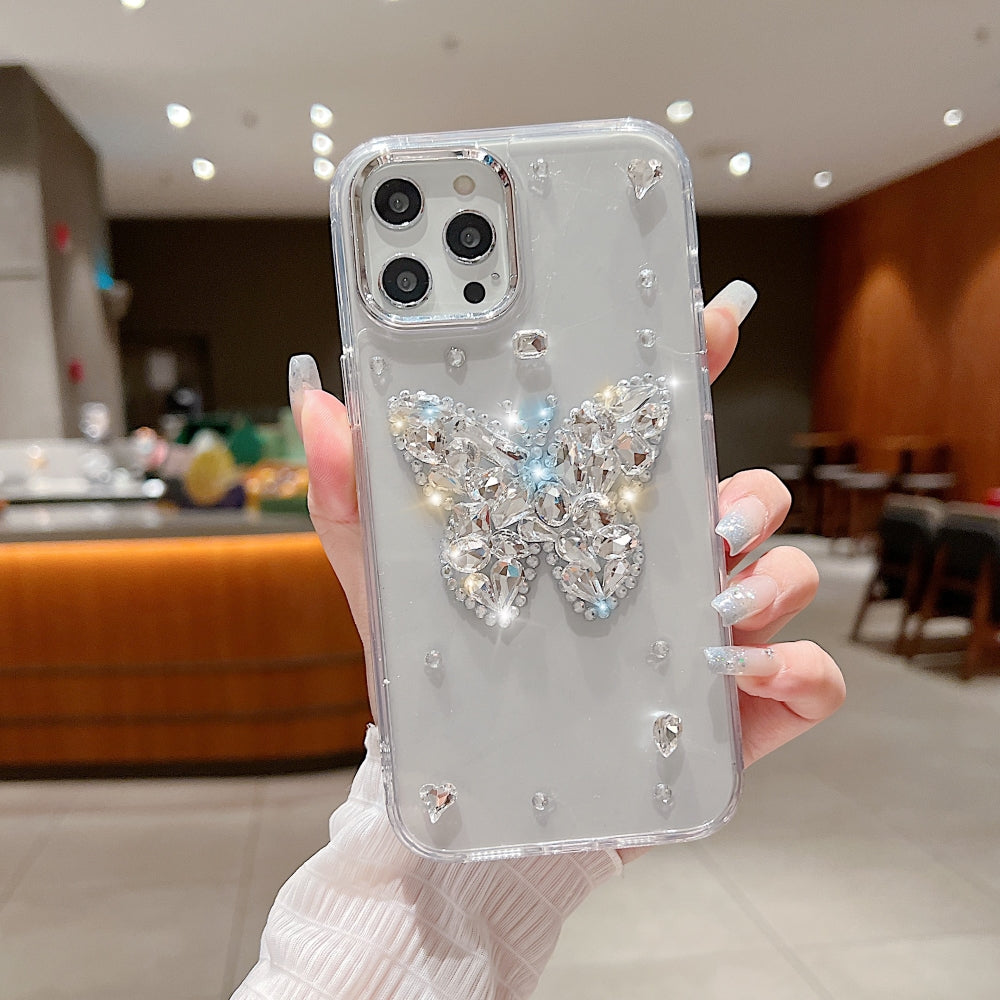 Diamond Stone Butterfly Phone Case