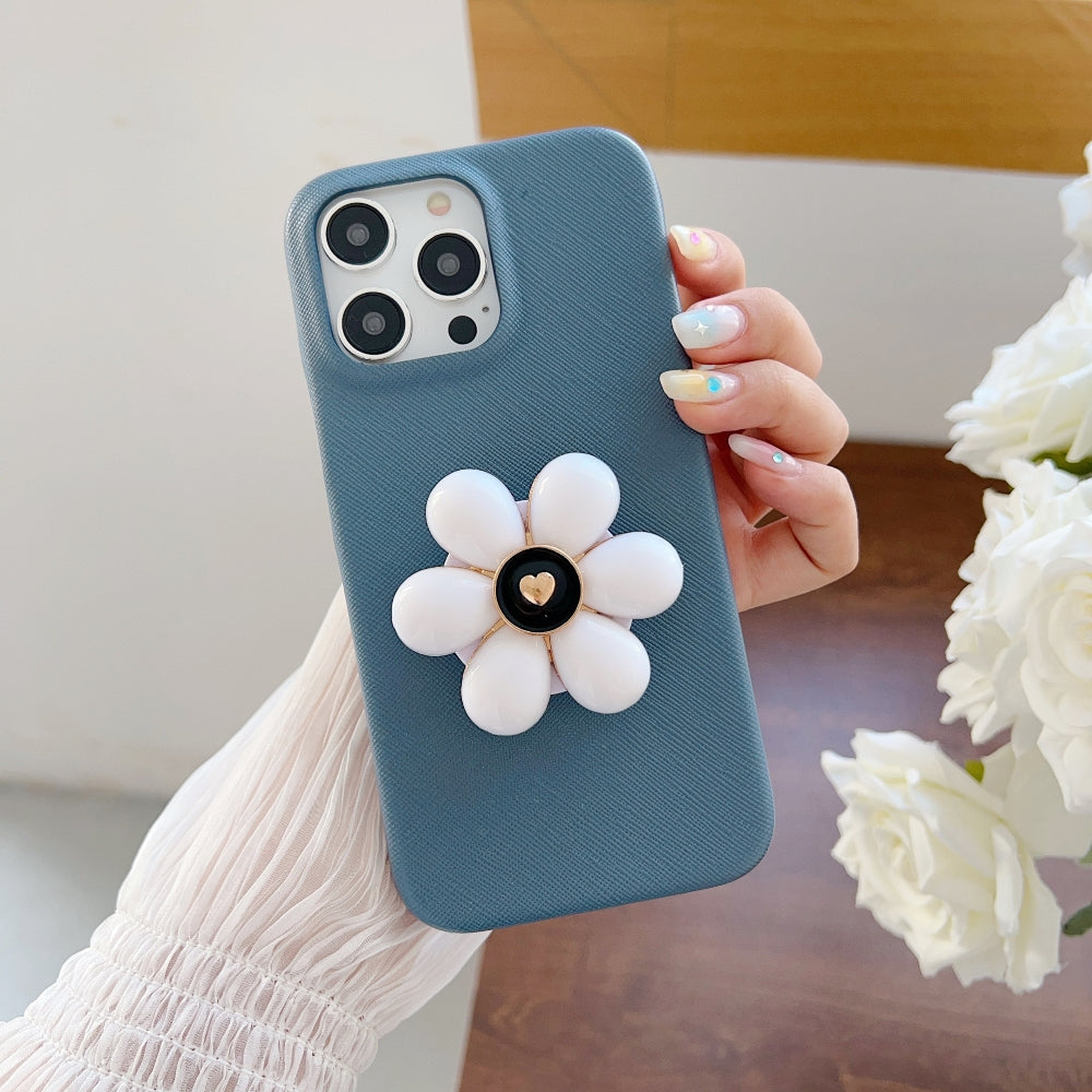 Flower Pop Grip Shockproof PC (Hard) Phone Case - iPhone 14 Pro Max