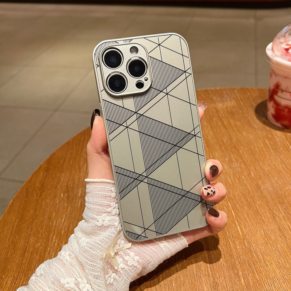 Geometric Pattern Camera Protection Phone Case