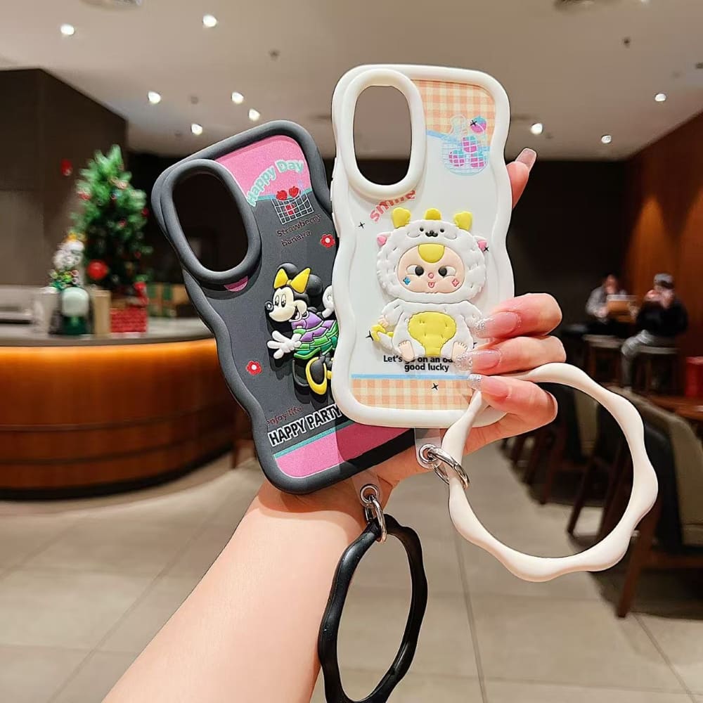 Happy Day Cartoon Grip Phone Case