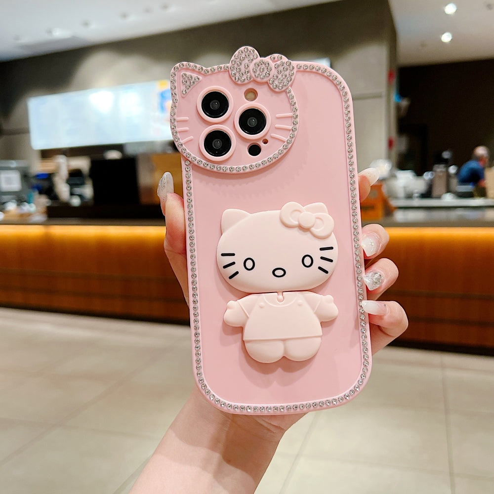Kitty Mirror Stand Phone Case