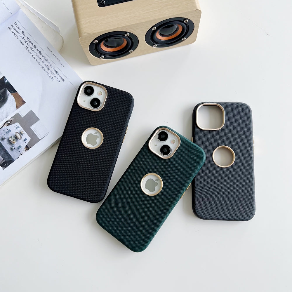 Luxurious Electroplated Phone Case with Logo Cut