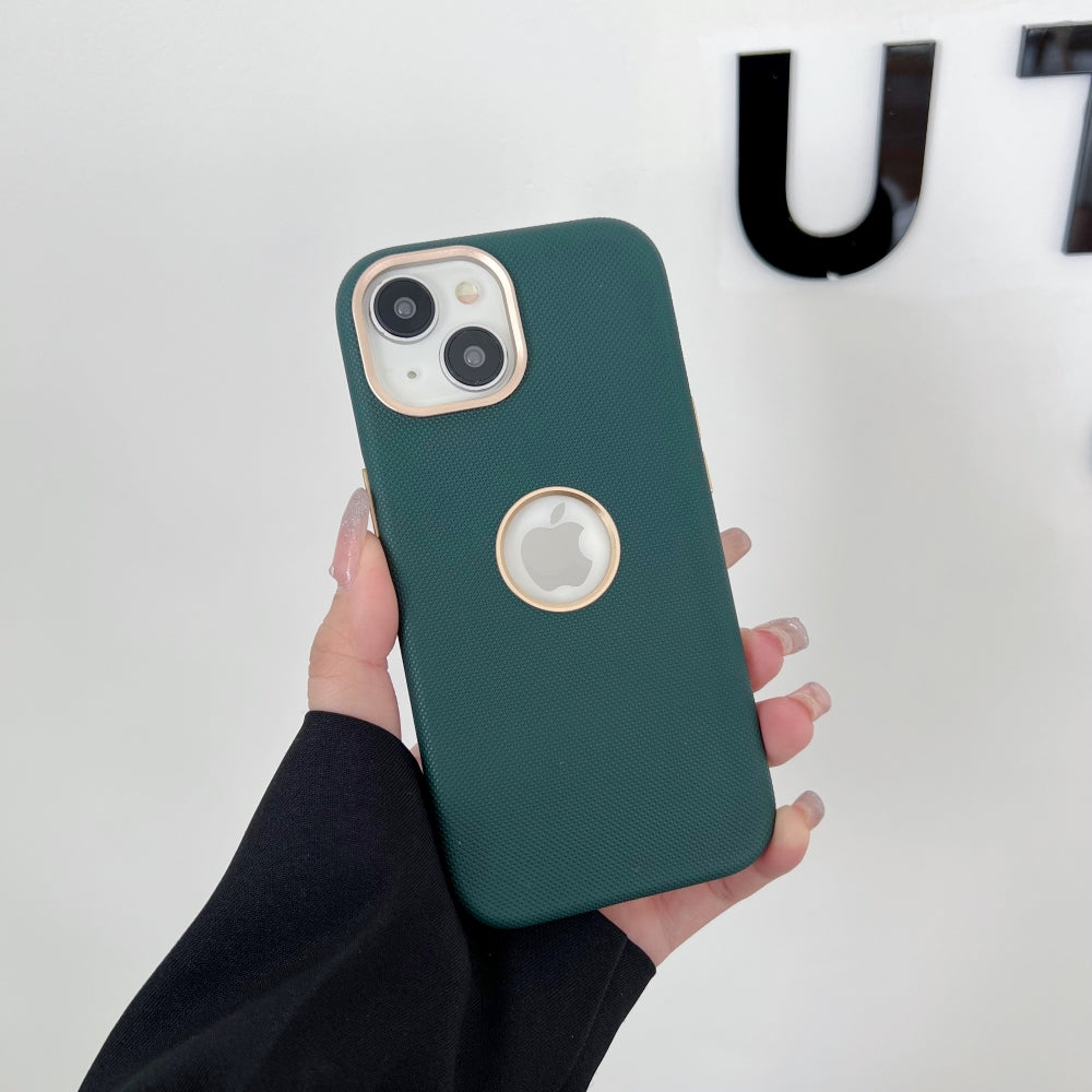 Luxurious Electroplated Phone Case with Logo Cut