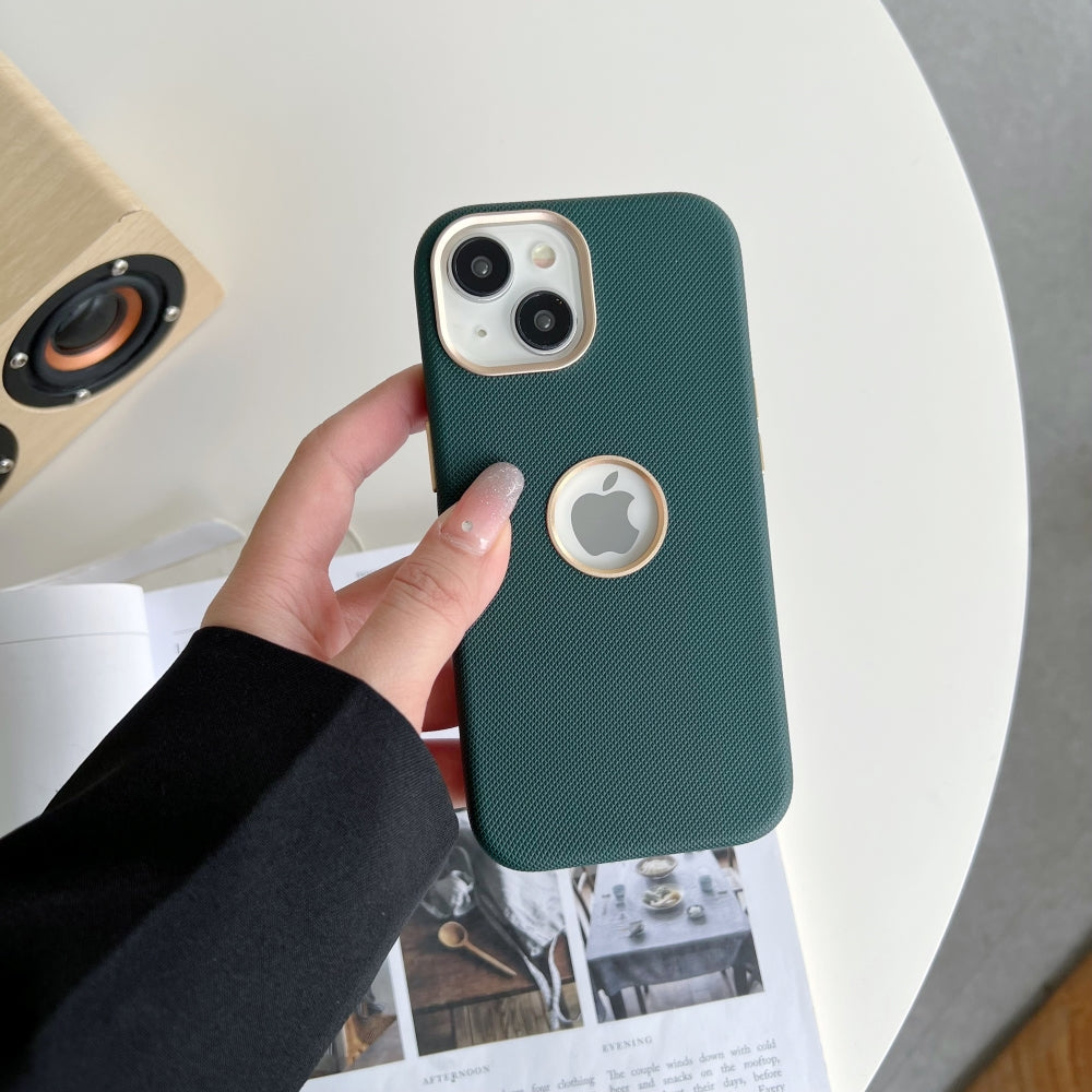 Luxurious Electroplated Phone Case with Logo Cut