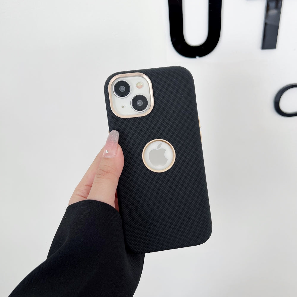 Luxurious Electroplated Phone Case with Logo Cut