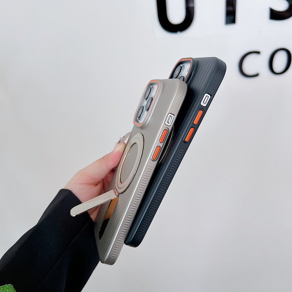 Luxury Stand Magnetic Charge Phone Case