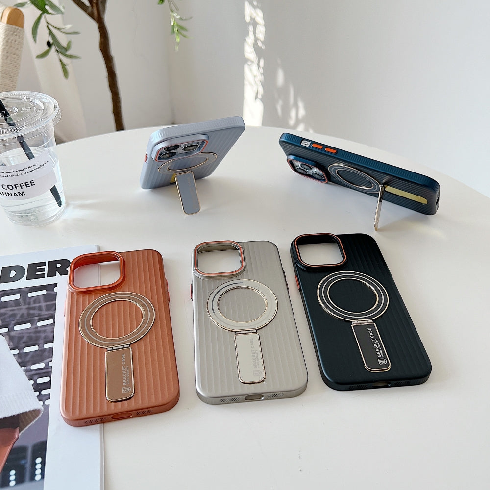 Luxury Stand Magnetic Charge Phone Case