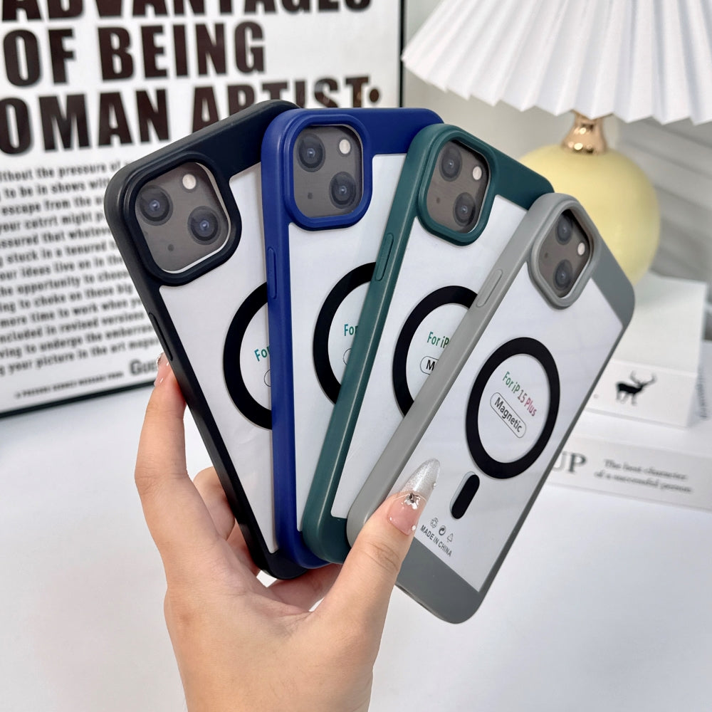 Luxury Transparent Magsafe Phone Case