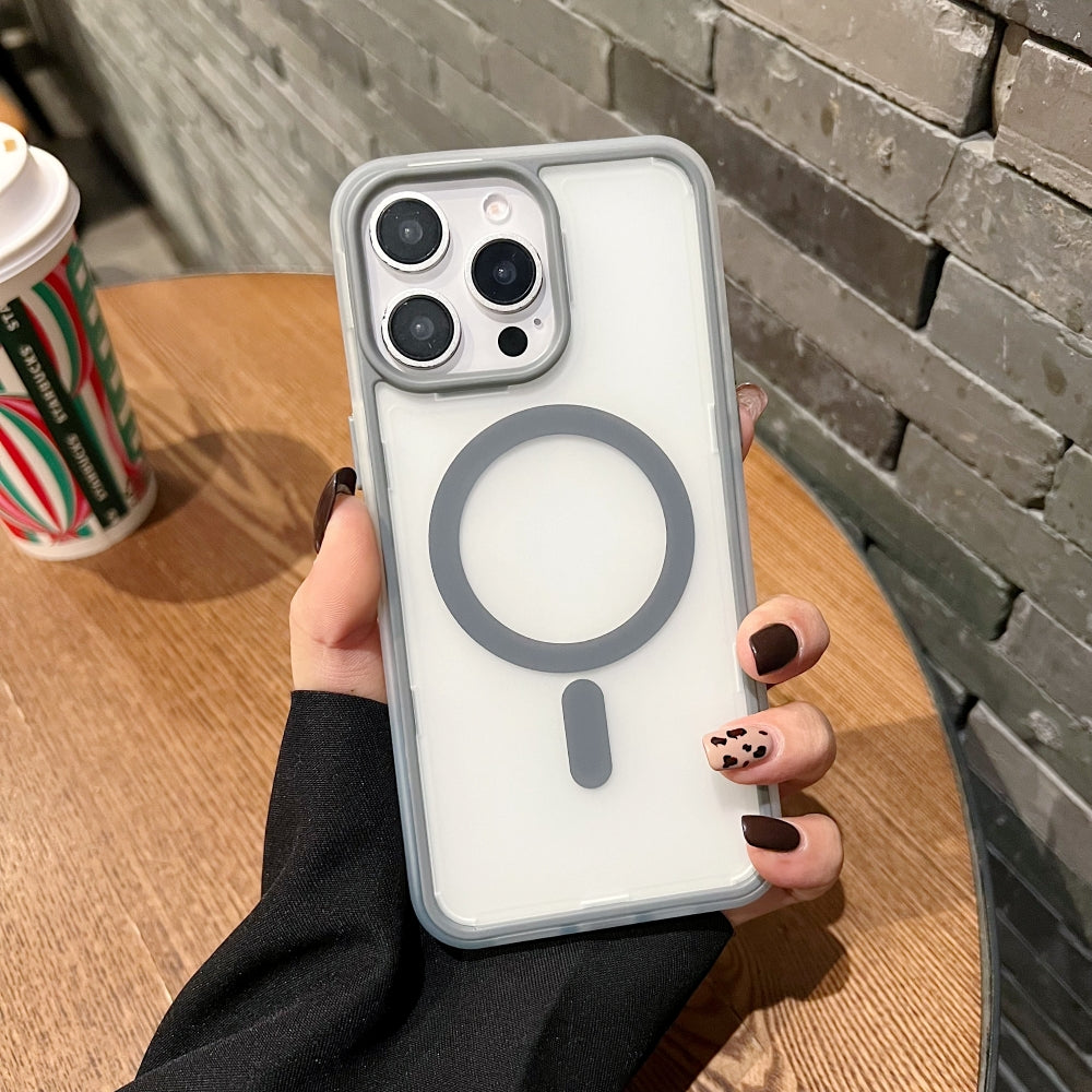 Magnetic Wireless Charging Smoke Phone Case