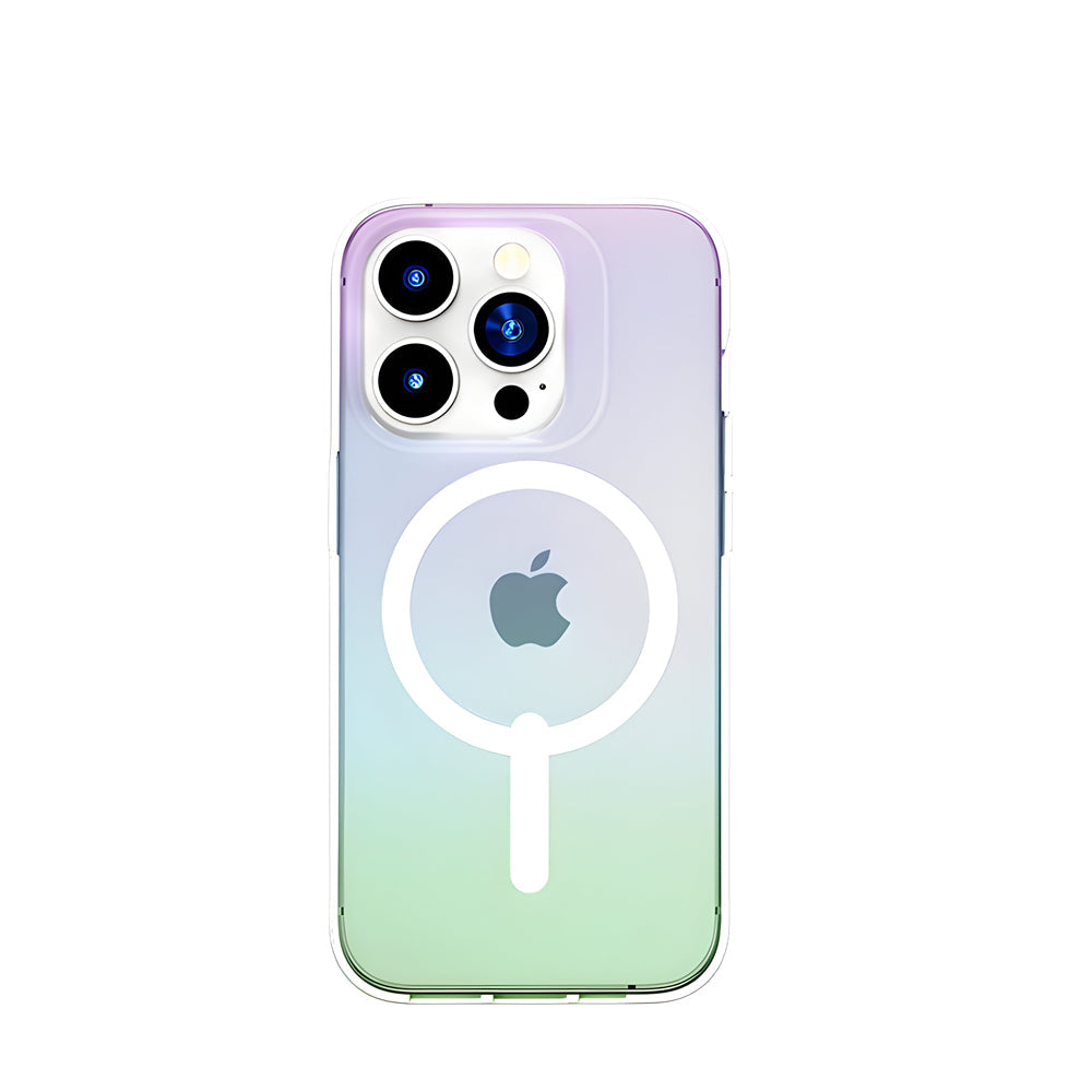 Transparent Magnetic Wireless Charging Anti-fall PC (Hard) Case - iPhone 15 Plus