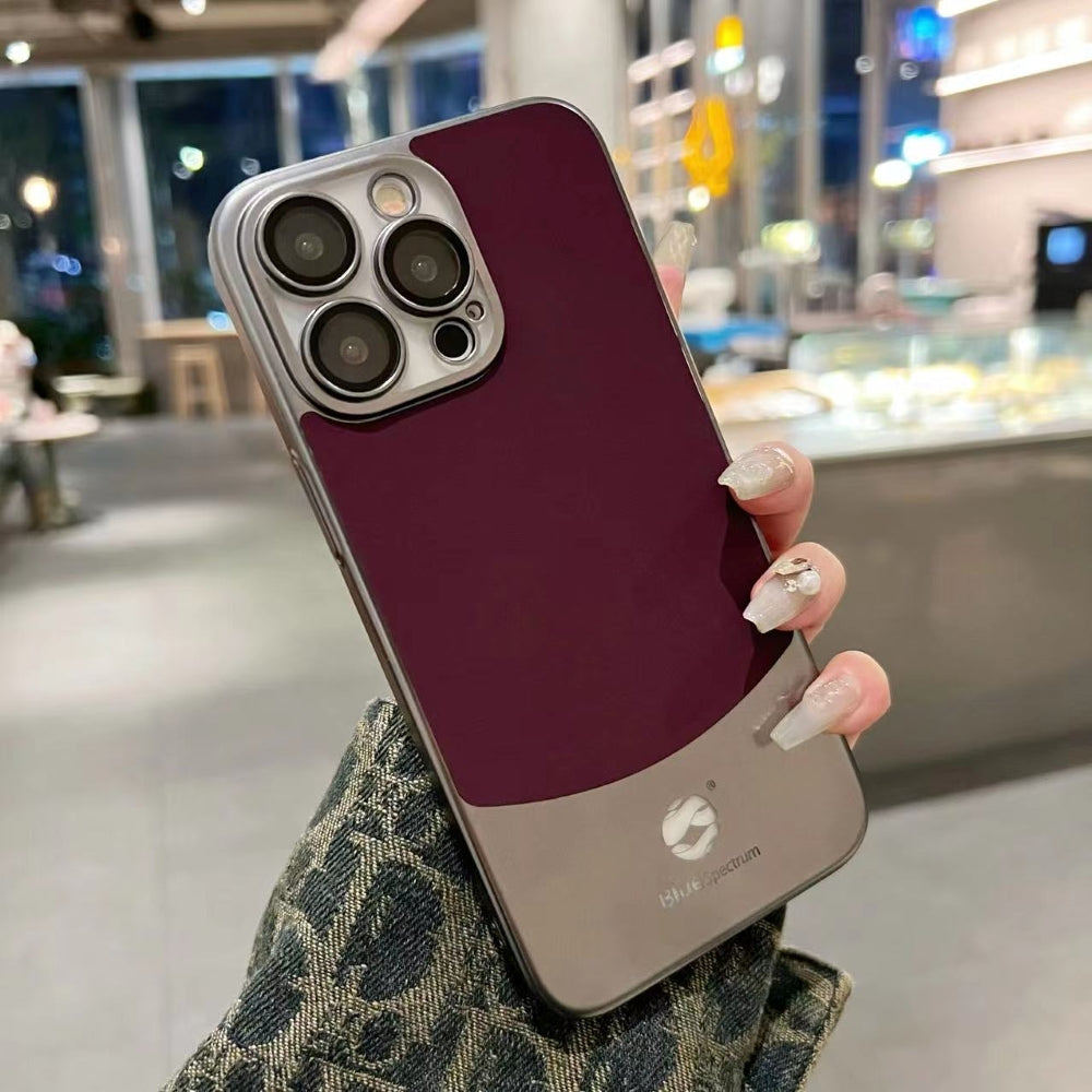 Protective Premium Titanium Paint Dual Tone Thin Phone Case