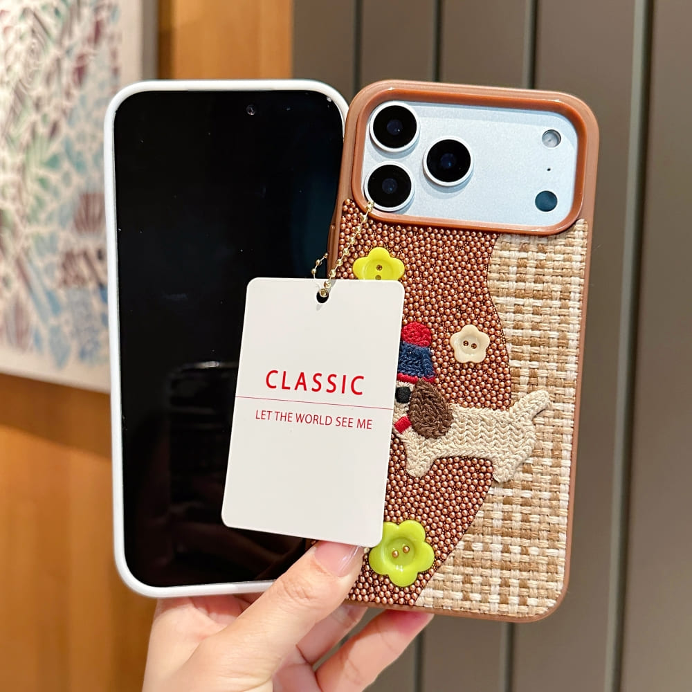 Puppy Bloom Phone Case