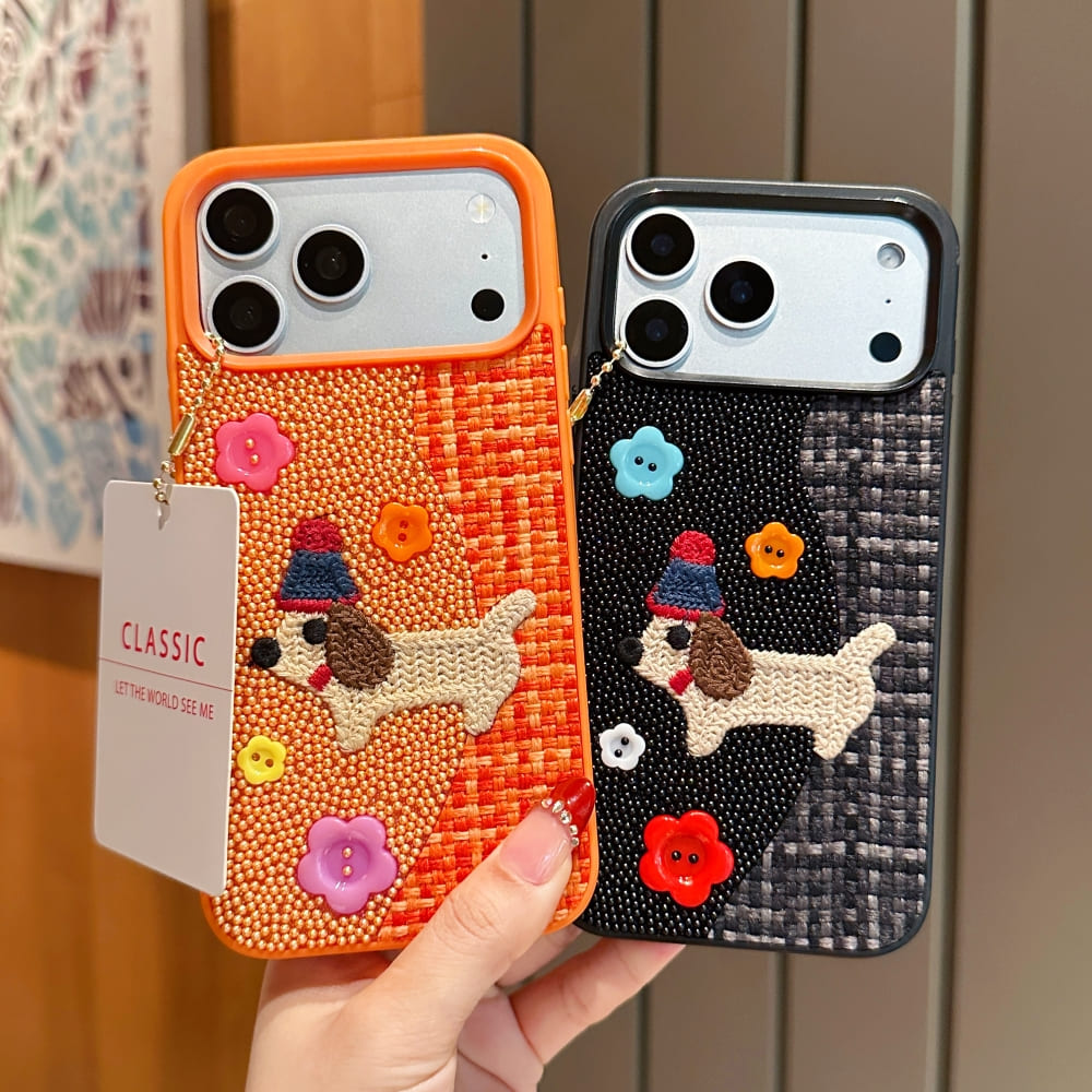 Puppy Bloom Phone Case