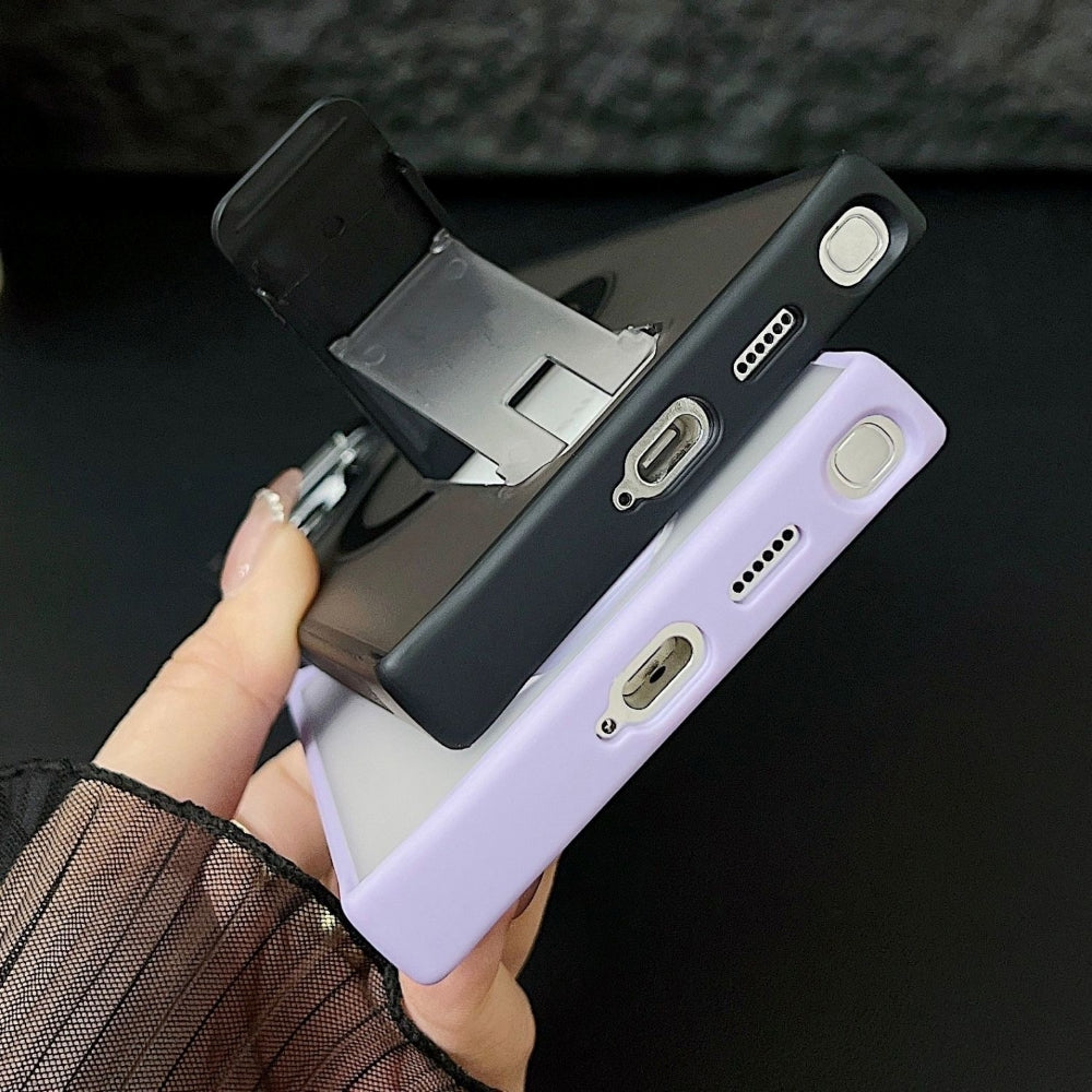 Shockproof Kickstand Magnetic Wireless Charge Phone Case