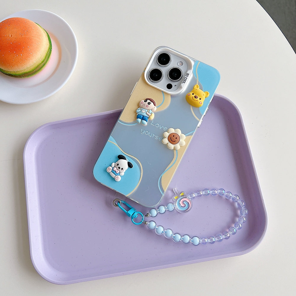 Toy Printed Phone Case with Bracelet