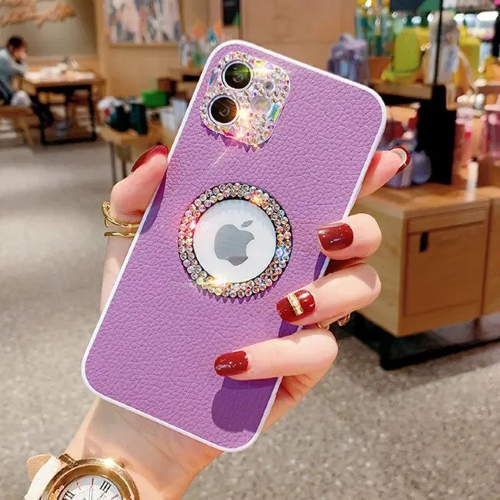 Women Diamond Camera Lens Protection Cover
