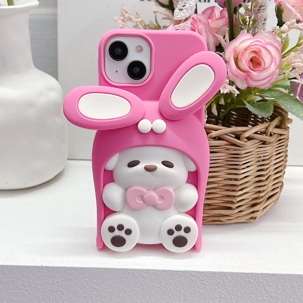 Anti-Slip Bunny Silicone Phone Case