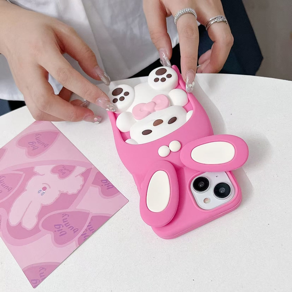 Anti-Slip Bunny Silicone Phone Case