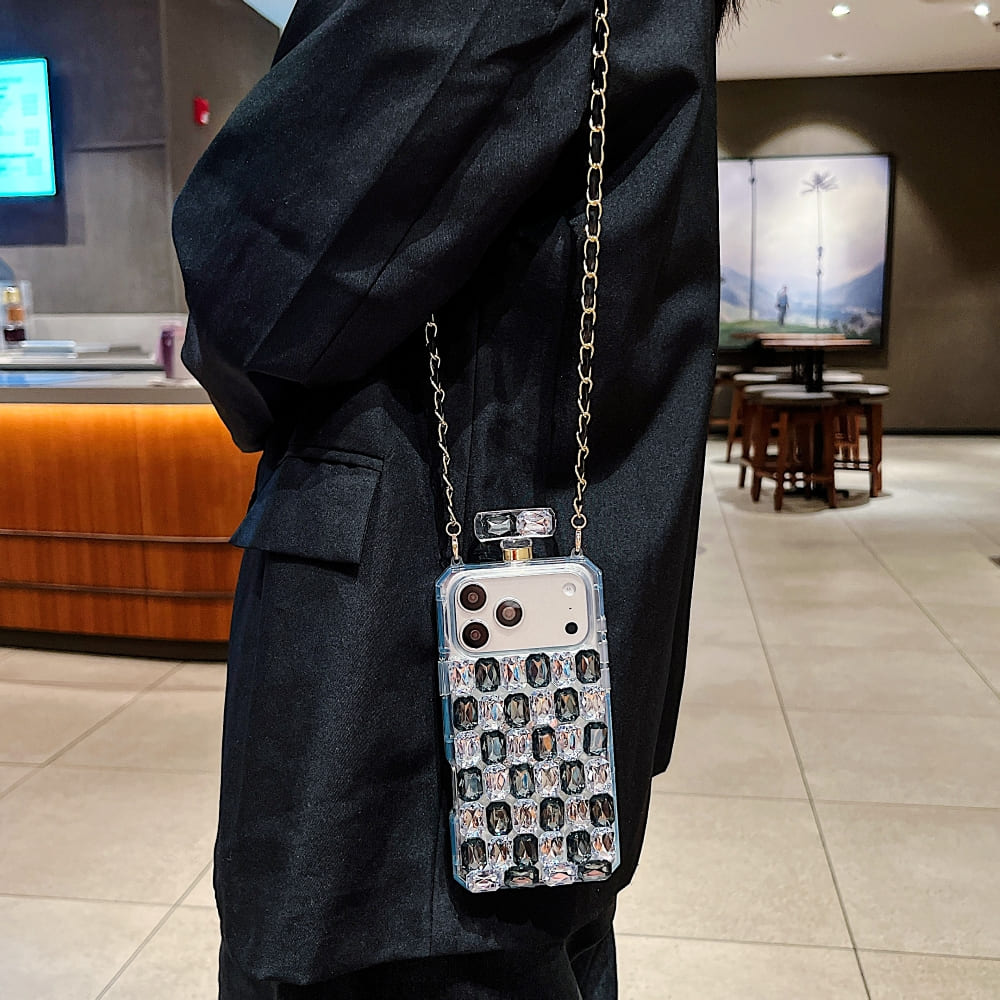 Bling Queen Perfume Bottle Phone Case