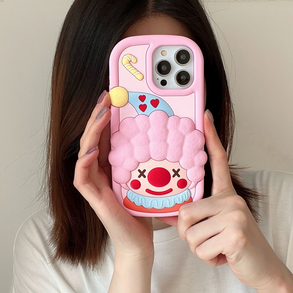 Cute 3D Joker Shockproof Silicone Cover