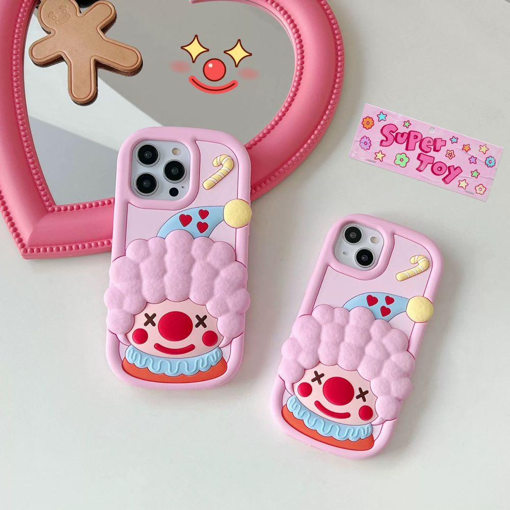 Cute 3D Joker Shockproof Silicone Cover