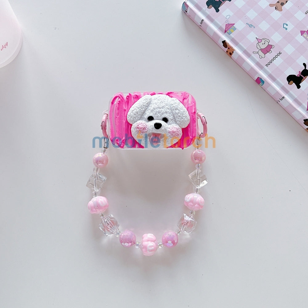 Cute Mini Cartoon Mirror Pop Universal Stand with Crystal Bracelet
