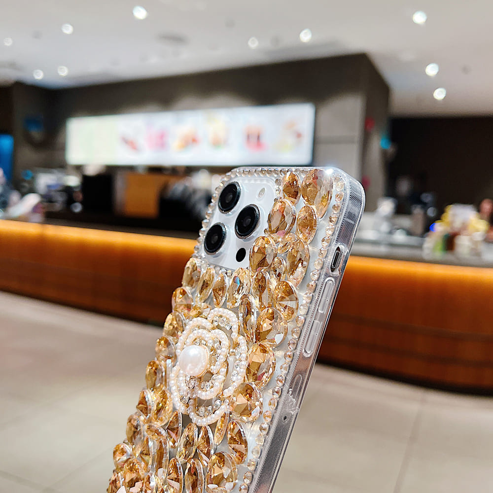 Diamond Flower Phone Case