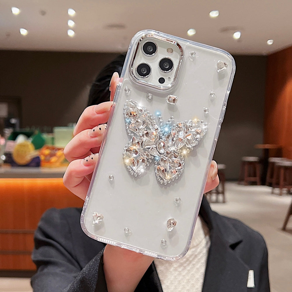 Diamond Stone Butterfly Phone Case