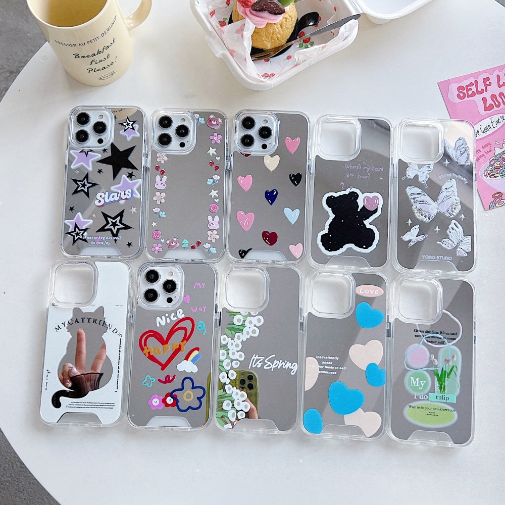 Graphic Mirror Printed Phone Case