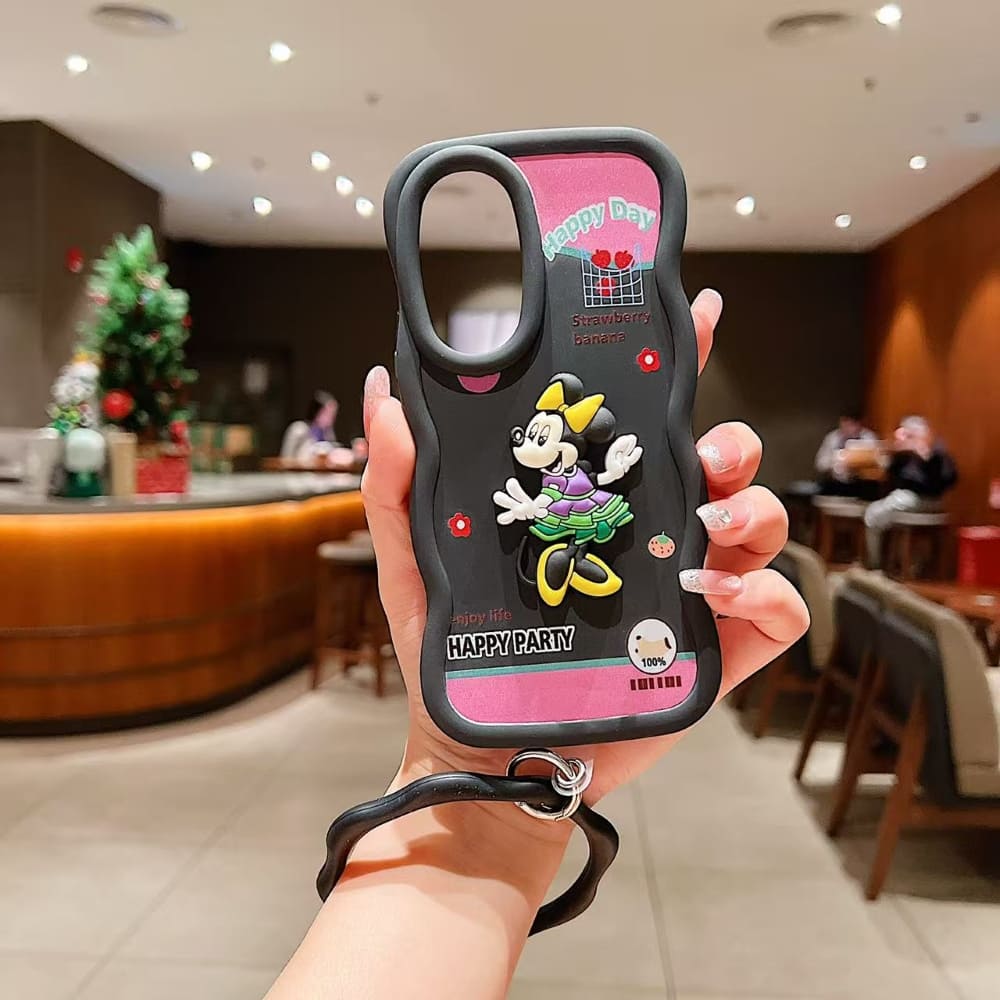 Happy Day Cartoon Grip Phone Case