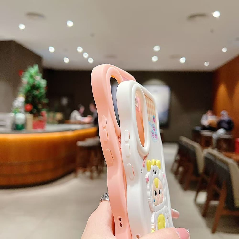 Happy Day Cartoon Grip Phone Case
