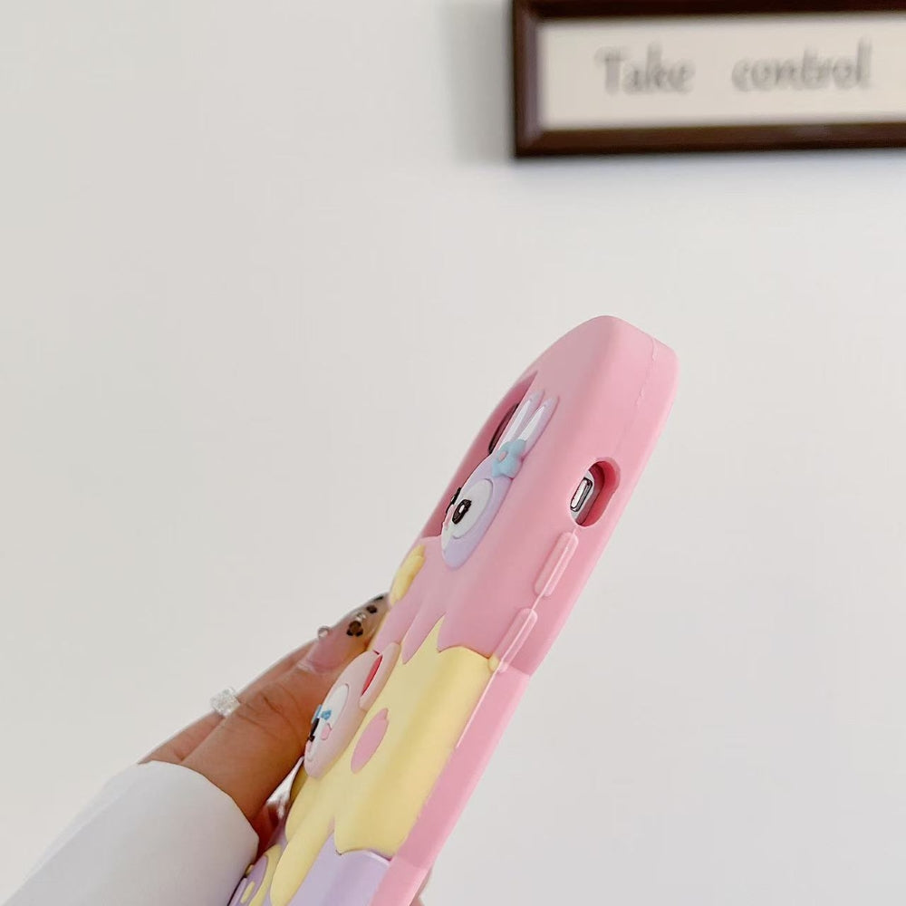 Ice candy Rabbit Toy Silicone Soft Phone Case