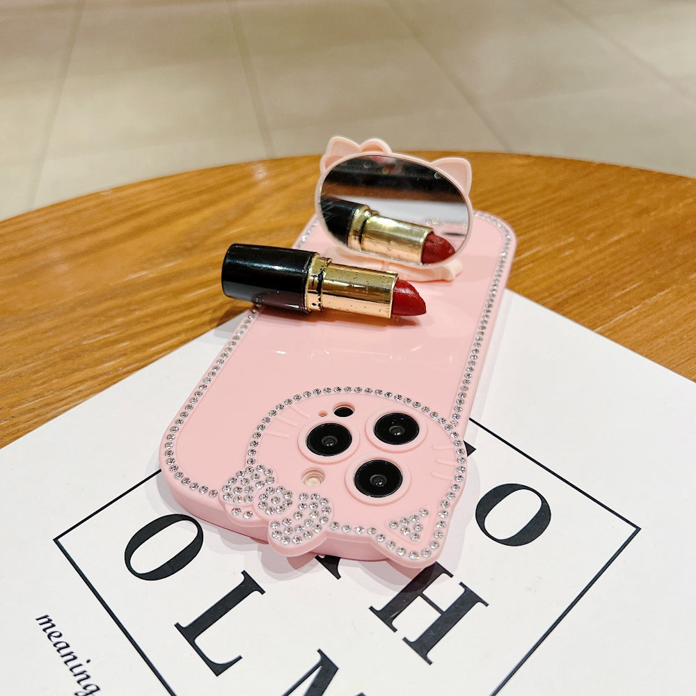 Kitty Mirror Stand Phone Case
