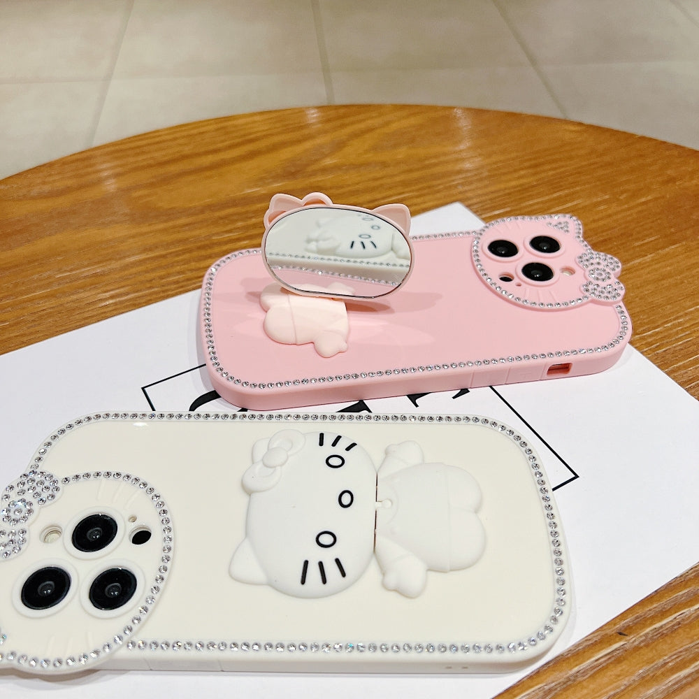 Kitty Mirror Stand Phone Case