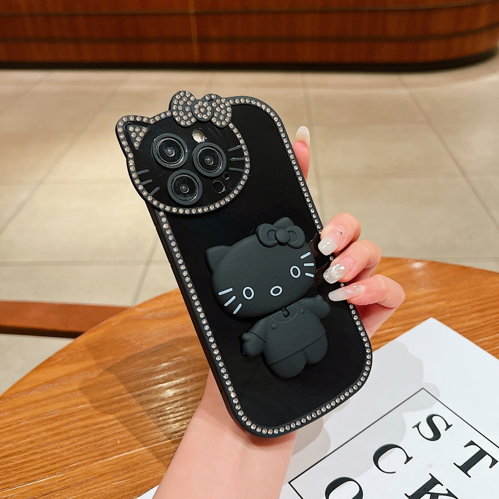 Kitty Mirror Stand Phone Case