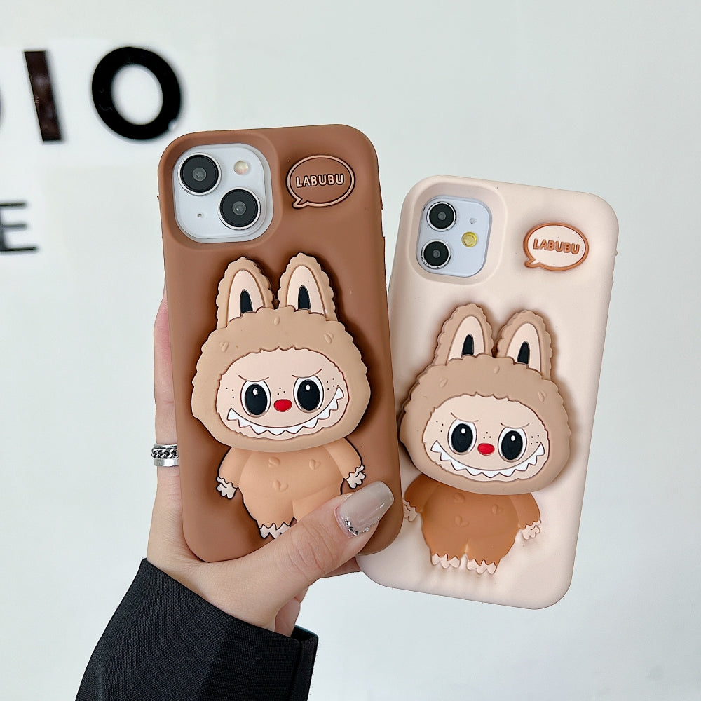Labubu Character 3D Scalable Silicone Phone Case