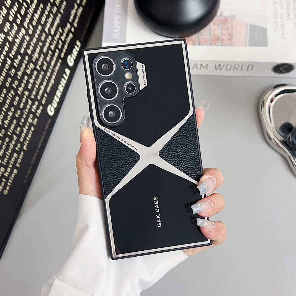 Leather Electroplated Phone Case