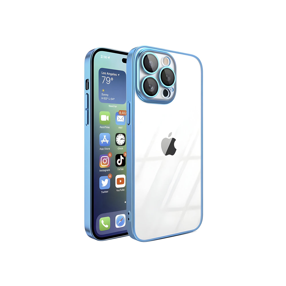 Lens Protective Electroplated Phone Cover
