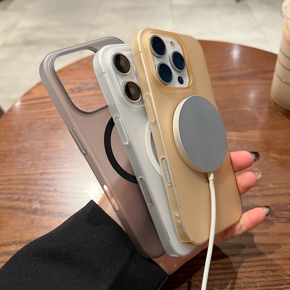 Liquid Silicone Super Thin Magsafe Phone Case