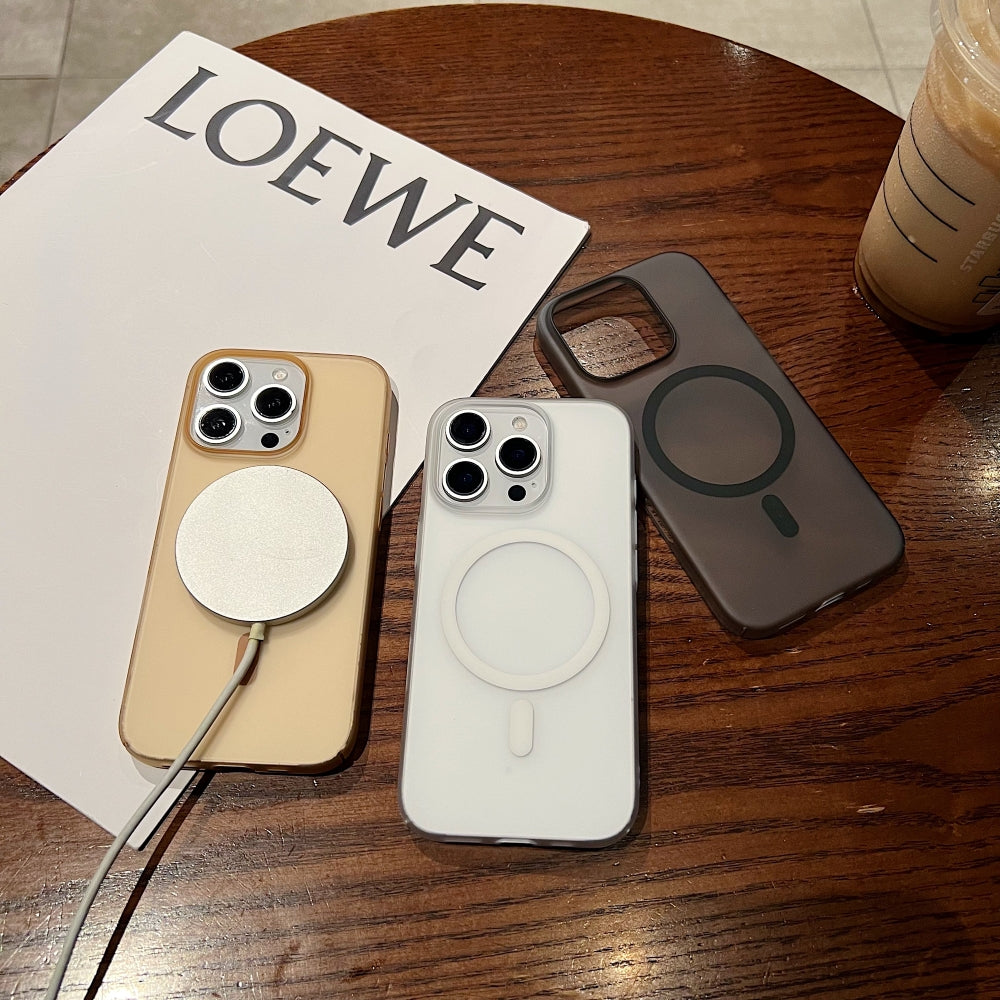 Liquid Silicone Super Thin Magsafe Phone Case