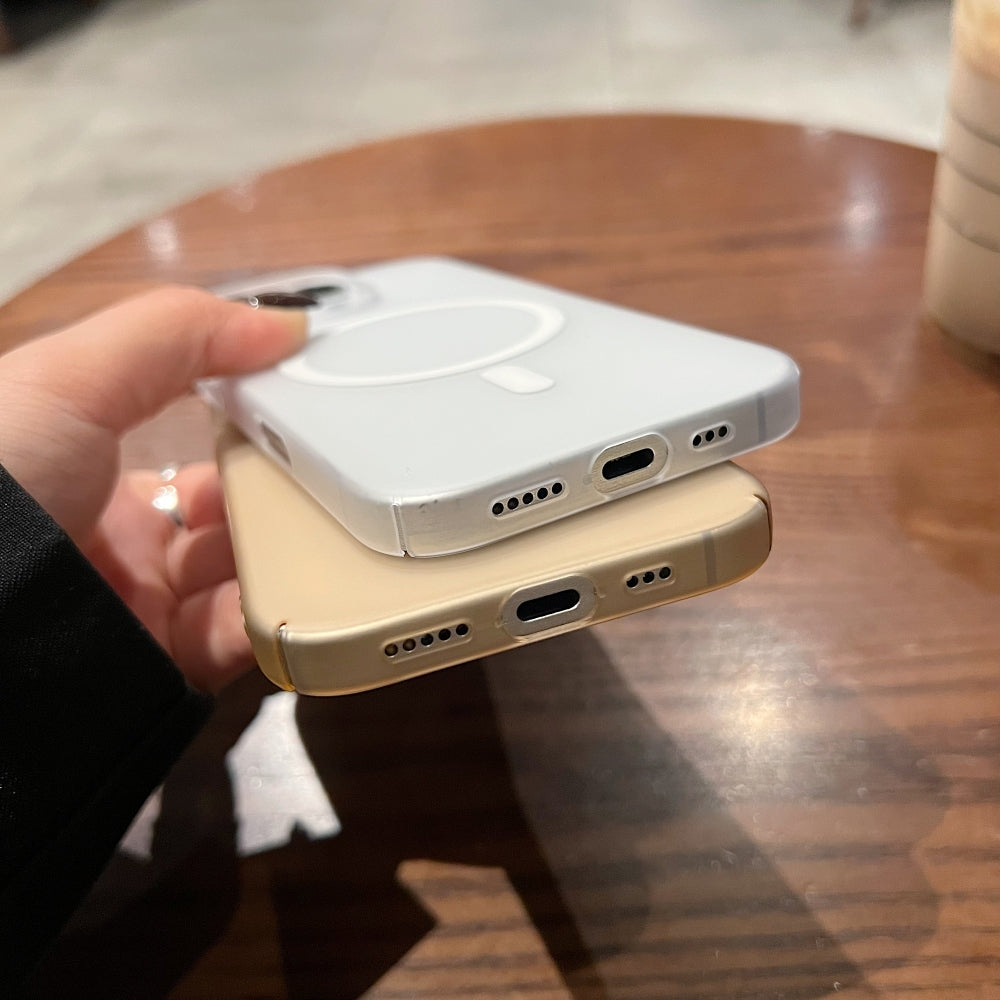 Liquid Silicone Super Thin Magsafe Phone Case