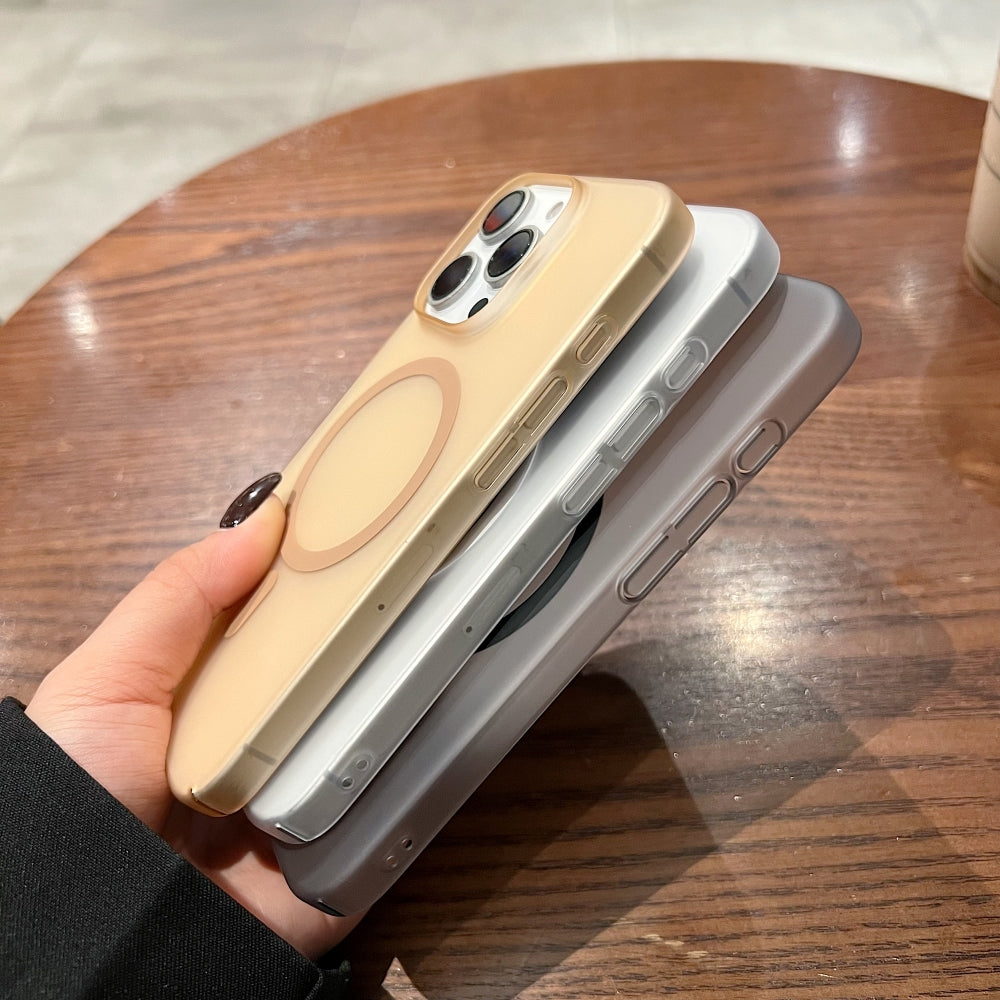 Liquid Silicone Super Thin Magsafe Phone Case