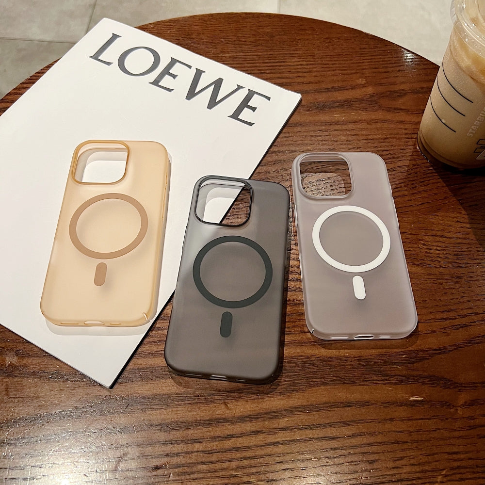 Liquid Silicone Super Thin Magsafe Phone Case