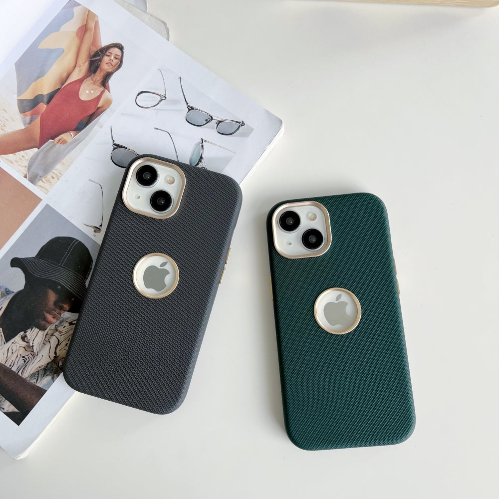 Luxurious Electroplated Phone Case with Logo Cut