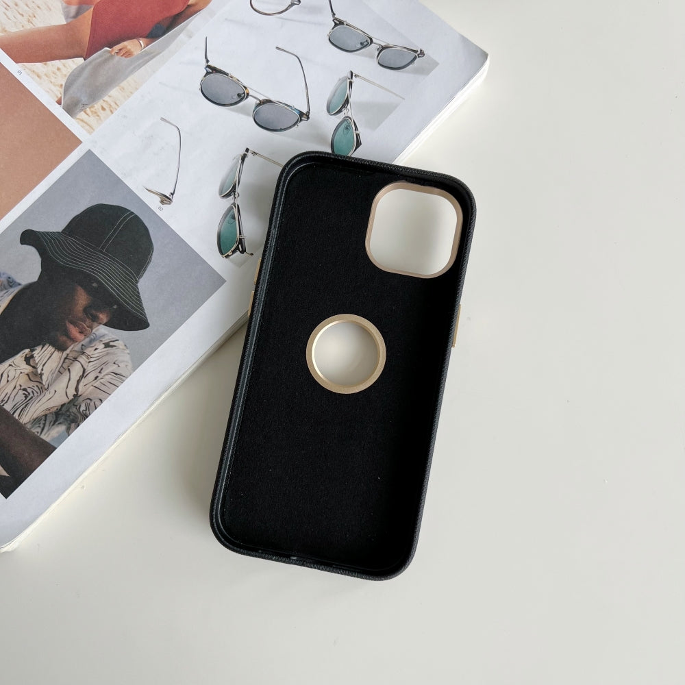 Luxurious Electroplated Phone Case with Logo Cut